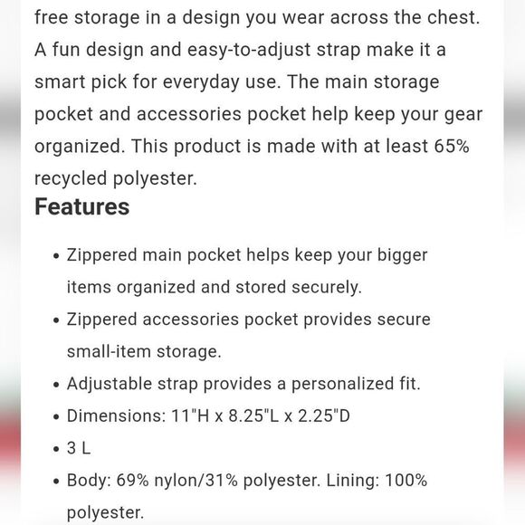 Jordan Hesi Crossbody Bag- Black - Picture 6 of 8